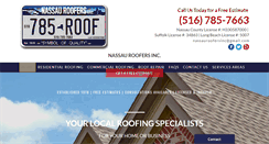Desktop Screenshot of nassauroofers.com
